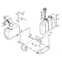 Genuine Stihl RE880 W / P - Fuel tank, Detergent tank