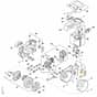 Stihl REA 100.0 PLUS - Cover, Hose Reel, Switch, Air Baffle, Battery Compartment - Parts Diagram