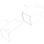 Toro Recycler S55A 55cm - 21771 (400000000 - 409999999) Rear Bag