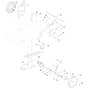 Toro Recycler S55AWST 55cm - 21774 (400000000 - 410999999) Rear Wheel and Height-of-Cut