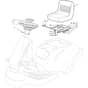 Rider 28 H - 2012-2013 - 2T0210247/AT2 - Atco Ride On Mower Seat Diagram