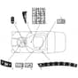RM1228 H - 2010 - 2T0210233/M10 - Mountfield Ride On Mower Labels Diagram