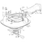 RM25 - 2009 - 2T0114433/09 - Mountfield Ride On Mower 63cm Deck Diagram