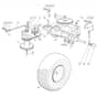 RM28 - 2009 - 2T1134433/09G - Mountfield Ride On Mower DANA Transmission Diagram