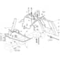 RM28 - 2009 - 2T1134433/09G - Mountfield Ride On Mower Frame Diagram
