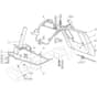 RM28 H - 2009 - 2T1532433/BM9 - Mountfield Ride On Mower Frame Diagram