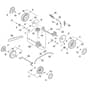 Stihl RM443.3 V - Chassis, Gear Box - Parts Diagram