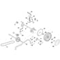 Stihl RM448.0 TX - Rear Axle, Height Adjustment - Parts Diagram