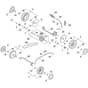 Stihl RM453.3 T - Chassis, Gear Box - Parts Diagram