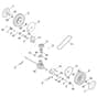 Stihl RM4.0 RV - Front Axle, Gear Box - Parts Diagram