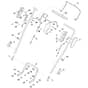 Stihl RM4.0 RV - Handle - Parts Diagram