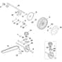 Stihl RM545.0 VE - Shaft, Gear Box - Parts Diagram