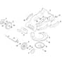 Stihl RM545.1 T - Housing, Front Axle - Parts Diagram