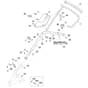 Stihl RM655.1 RS - Handle Lower Part - Parts Diagram