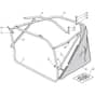RM70 25 - 2010 - 2T0030233/MF0 - Mountfield Ride On Mower Grasscatcher Diagram