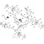 Stihl RMA253.3 T - Chassis, Gear Box - Parts Diagram