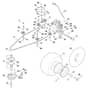 Stihl RT5112.0 Z - Gearbox, Rear Wheel, Blade Clutch - Parts Diagram
