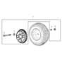 John Deere S170 - PC13995 - Front Wheel - ST1018917