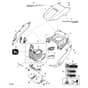 John Deere S240 - PC12357 - Hood (880001 - ) - ST1010782