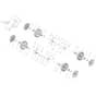 Cobra S40C - Scarifier Wheel/Axle Assy Diagram
