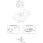 S42R PD Li - 2021 - 299439003/M20 - Mountfield Rotary Mower Blade Diagram