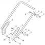 S510 PD - 2010 - 299532023/M10 - Mountfield Rotary Mower Lower Handle Diagram