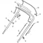 S510 PD - 2011 - 299532023/M11 - Mountfield Rotary Mower Upper Handle Diagram
