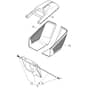 S510 PD BW - 2010 - 299536023/M10 - Mountfield Rotary Mower Grass Bag Diagram