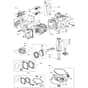 S511 PD - 2010-2011 - 299532043/M10 - Mountfield Rotary Mower WBE0701 Cylinder Diagram