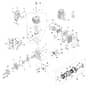 SA 2063 -  - Efco Blower Starter assy and engine (up to 01-2024) Diagram