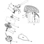 SB 29 DS - 2009-2013 - 281421002/09 - Stiga Brushcutter Gear Case Diagram