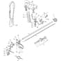 SB 420 D - 2013-2016 - 286321002/13 - Stiga Brushcutter Handle Transmission Diagram