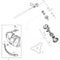 SBC 645 KD - 2018 - 288321102/16 - Stiga Brushcutter Gear Case Diagram