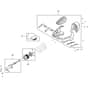 SBC 900 D AE - 2021-2024 - 279210008/ST1 - Stiga Brushcutter Battery Brushcutter Diagram