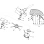 SBK 53 F - 2013 - 288422002/13 - Stiga Brushcutter Gear Case Diagram
