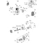 SC 33 - Oleo-Mac Water Pump Starter assy and engine (From 07/04/08) Diagram
