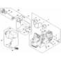 Genuine Stihl MS170 / A - Motor housing