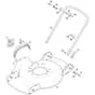 SD4700 - 2009 - 292470043/M09 - Mountfield Rotary Mower Deck Diagram