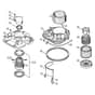 Genuine Stihl SE120 E / C - Motor Housing, Electric Motor, Filter