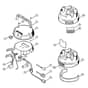 Genuine Stihl SE80 / A - Machine Cover, Motor Housing