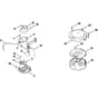Stihl SG17 - Ignition System, Rewind Starter 02 - Parts Diagram