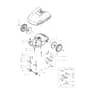 SIRIUS 700 -  - Efco Robot Mower Cutting plate assembly Diagram