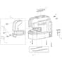 Makita SK106GD - Crdlss Grn 4P Cross Line Laser - Power Tool Diagram