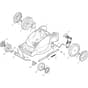 SLM 3448 AE - 2018-2019 - 294345168/ST1 - Stiga Rotary Mower Deck and Height Adjusting Diagram