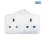 SMJ White Extension Socket 13A 2 Gang - RTS2GW
