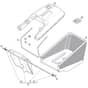SP160 R - 2021-2023 - 299439043/MC - Mountfield Rotary Mower Grass Bag Diagram