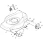 SP185 - 2015-2019 - 299264623/SF - Mountfield Rotary Mower Deck Diagram