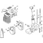 Genuine Stihl SP200 / C - Shroud, Fuel tank