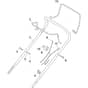 SP41 - 2020 - 297412048/AMZ - Mountfield Rotary Mower Upper Handle Diagram