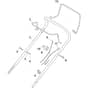SP41 - 2017-2019 - 297412048/M17 - Mountfield Rotary Mower Upper Handle Diagram